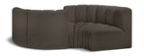 Arc Vegan Leather Modular Sofa - Elevate Your Space with Timeless Sophistication and Versatile Design