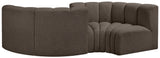 Arc Vegan Leather Modular Sofa - Elevate Your Space with Timeless Sophistication and Versatile Design