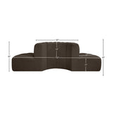 Arc Vegan Leather Modular Sofa - Elevate Your Space with Timeless Sophistication and Versatile Design