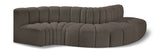 Arc Vegan Leather Modular Sofa – Elevate Your Space with Modern Luxury and Versatile Design Options