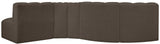 Arc Vegan Leather Modular Sofa – Elevate Your Space with Modern Luxury and Versatile Design Options