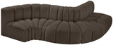 Arc Vegan Leather Modular Sofa – Elevate Your Space with Modern Luxury and Versatile Design Options