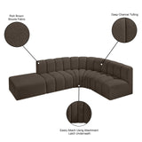 Arc Vegan Leather Modular Sofa: Elevate Your Space with Timeless Sophistication and Versatile Design