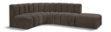 Arc Vegan Leather Modular Sofa: Elevate Your Space with Timeless Sophistication and Versatile Design