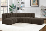 Arc Vegan Leather Modular Sofa: Elevate Your Space with Timeless Sophistication and Versatile Design
