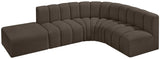 Arc Vegan Leather Modular Sofa: Elevate Your Space with Timeless Sophistication and Versatile Design