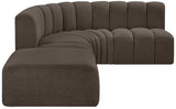 Arc Vegan Leather Modular Sofa: Elevate Your Space with Timeless Sophistication and Versatile Design