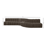 Arc Vegan Leather Modular Sofa - Elevate Your Space with Timeless Luxury and Versatile Comfort Today!