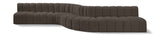 Arc Vegan Leather Modular Sofa - Elevate Your Space with Contemporary Luxury and Versatile Design