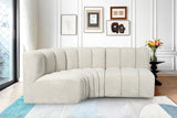 Arc Vegan Leather Modular Sofa - Modern Elegance with Deep Channel Tufting for Versatile Living Spaces