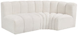 Arc Vegan Leather Modular Sofa - Modern Elegance with Deep Channel Tufting for Versatile Living Spaces