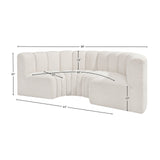Arc Vegan Leather Modular Sofa - Elevate Your Space with Luxurious Design and Versatile Style Options