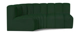 Arc Vegan Leather Modular Sofa - Modern Elegance with Deep Channel Tufting for Versatile Living Spaces
