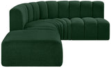 Arc Vegan Leather Modular Sofa: Elevate Your Space with Timeless Sophistication and Versatile Design