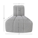 Arc Vegan Leather Modular Corner Chair - Elevate Your Space with Modern Luxury and Timeless Design