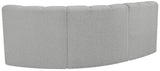 Arc Vegan Leather Modular Sofa - Modern Elegance with Deep Channel Tufting for Versatile Living Spaces