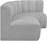 Arc Vegan Leather Modular Sofa - Modern Elegance with Deep Channel Tufting for Versatile Living Spaces