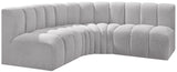 Arc Vegan Leather Modular Sofa - Elevate Your Space with Luxurious Design and Versatile Comfort