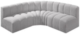 Arc Vegan Leather Modular Sofa - Elevate Your Space with Luxurious Design and Versatile Comfort