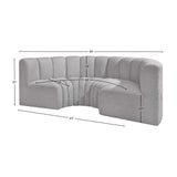 Arc Vegan Leather Modular Sofa - Elevate Your Space with Luxurious Design and Versatile Style Options
