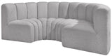 Arc Vegan Leather Modular Sofa - Elevate Your Space with Luxurious Design and Versatile Style Options