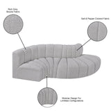 Arc Vegan Leather Modular Sofa – Elevate Your Space with Timeless Luxury and Versatile Design