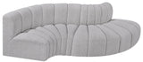 Arc Vegan Leather Modular Sofa – Elevate Your Space with Timeless Luxury and Versatile Design