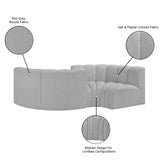 Arc Vegan Leather Modular Sofa - Elevate Your Space with Timeless Sophistication and Versatile Design