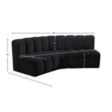 Arc Vegan Leather Modular Sofa - Elevate Your Space with Contemporary Luxury and Versatile Design