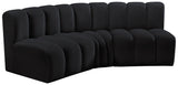 Arc Vegan Leather Modular Sofa - Elevate Your Space with Contemporary Luxury and Versatile Design