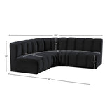 Arc Vegan Leather Modular Sofa - Elevate Your Space with Luxurious Design and Versatile Comfort