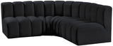 Arc Vegan Leather Modular Sofa - Elevate Your Space with Luxurious Design and Versatile Comfort