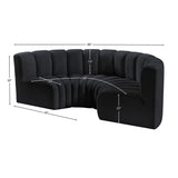 Arc Vegan Leather Modular Sofa - Elevate Your Space with Luxurious Design and Versatile Style Options
