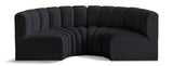 Arc Vegan Leather Modular Sofa - Elevate Your Space with Luxurious Design and Versatile Style Options