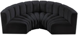 Arc Vegan Leather Modular Sofa - Elevate Your Space with Luxurious Design and Versatile Style Options