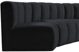 Arc Vegan Leather Modular Sofa - Elevate Your Space with Luxurious Design and Versatile Style Options