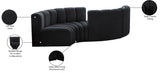 Arc Vegan Leather Modular Sofa - Elevate Your Space with Timeless Sophistication and Versatile Design