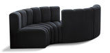 Arc Vegan Leather Modular Sofa - Elevate Your Space with Timeless Sophistication and Versatile Design