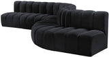 Arc Vegan Leather Modular Sofa - Elevate Your Space with Timeless Luxury and Versatile Comfort Today!