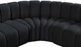 Arc Vegan Leather Modular Sofa – Elevate Your Space with Timeless Sophistication and Versatile Design
