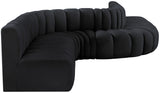 Arc Vegan Leather Modular Sofa - Elevate Your Space with Contemporary Luxury and Versatile Design