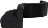 Arc Vegan Leather Modular Sofa - Elevate Your Space with Contemporary Luxury and Versatile Design