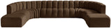 Arc Vegan Leather Modular Sofa – Elevate Your Space with Timeless Sophistication and Versatile Style