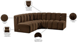 Arc Vegan Leather Modular Sofa - Elevate Your Space with Luxurious Design and Versatile Comfort