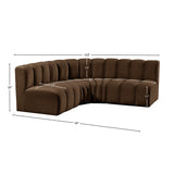 Arc Vegan Leather Modular Sofa - Elevate Your Space with Luxurious Design and Versatile Comfort