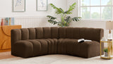 Arc Vegan Leather Modular Sofa - Elevate Your Space with Luxurious Design and Versatile Comfort