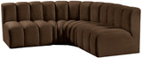 Arc Vegan Leather Modular Sofa - Elevate Your Space with Luxurious Design and Versatile Comfort