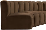 Arc Vegan Leather Modular Sofa - Elevate Your Space with Luxurious Design and Versatile Comfort