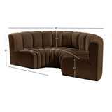 Arc Vegan Leather Modular Sofa - Elevate Your Space with Luxurious Design and Versatile Style Options