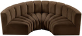 Arc Vegan Leather Modular Sofa - Elevate Your Space with Luxurious Design and Versatile Style Options